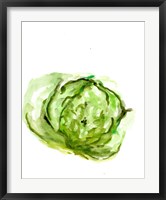 Framed Veggie Sketch plain IX-Lettuce