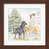 Framed Woodland Dogs I