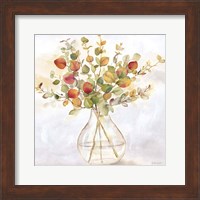 Framed Eucalyptus Vase Spice II