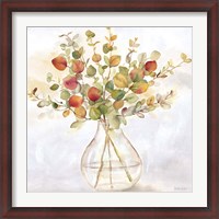 Framed Eucalyptus Vase Spice II