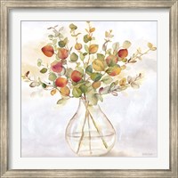 Framed Eucalyptus Vase Spice II