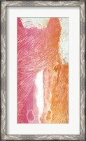 Framed Colorful Horse panel