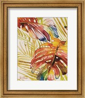 Framed 'Tropic Botanicals II' border=