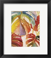 Framed 'Tropic Botanicals III' border=