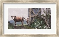 Framed Cow Land