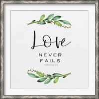 Framed Inspirational Life IV-Love