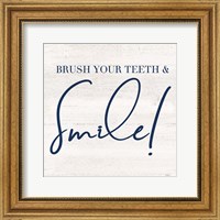 Framed Bathroom Humor IV-Smile