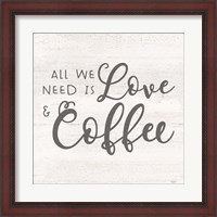 Framed Coffee Kitchen Humor III-Coffee