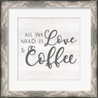 Framed Coffee Kitchen Humor III-Coffee