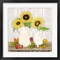 Framed 'Fall Sunflowers IV' border=