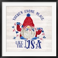 Framed Patriotic Gnomes III-USA