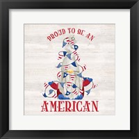 Patriotic Gnomes VI-American Framed Print