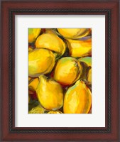 Framed Fresh Lemons