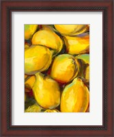 Framed Fresh Lemons