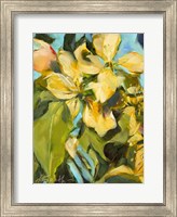 Framed Golden Floral