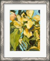 Framed Golden Floral
