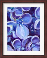 Framed Lavender Floral Close Up