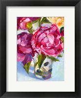 Framed Peony Still Life