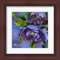 Framed Purple Florals