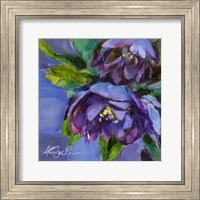 Framed Purple Florals