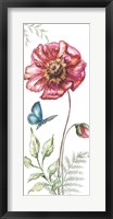 Framed Wildflower Stem panel I