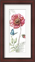 Framed Wildflower Stem panel I