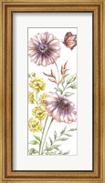 Framed Wildflower Stem panel V
