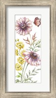 Framed Wildflower Stem panel V