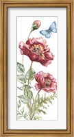 Framed Wildflower Stem panel VII