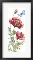 Framed Wildflower Stem panel VII
