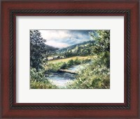 Framed Dolores Ranch Painting