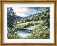Framed Dolores Ranch Painting
