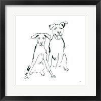 Framed Lovable Mutts V