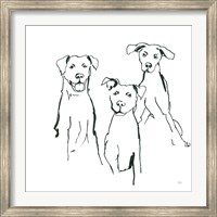 Framed Lovable Mutts I