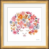 Framed 'Floral Beauties II' border=