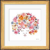 Framed 'Floral Beauties II' border=