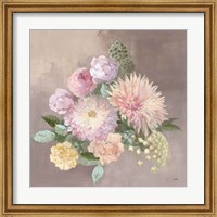 Framed Pale Floral Spray I