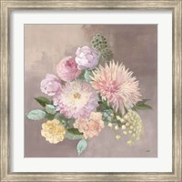 Framed Pale Floral Spray I