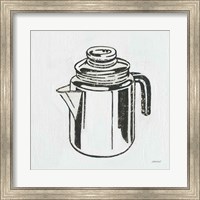Framed Retro Coffee Pot