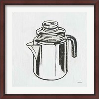 Framed Retro Coffee Pot