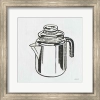 Framed Retro Coffee Pot