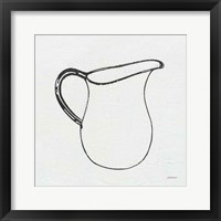 Framed Retro Pitcher