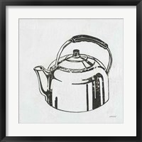 Framed Retro Tea Kettle