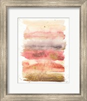 Framed 'Desert Blooms Abstract I' border=