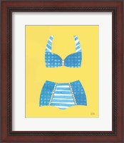 Framed 'Bathing Beauties II Pastel' border=