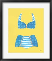 Bathing Beauties II Pastel Framed Print