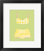 Framed 'Bathing Beauties I Pastel' border=