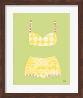 Framed Bathing Beauties I Pastel