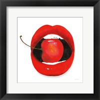 Framed Cherry Lips