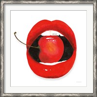 Framed Cherry Lips